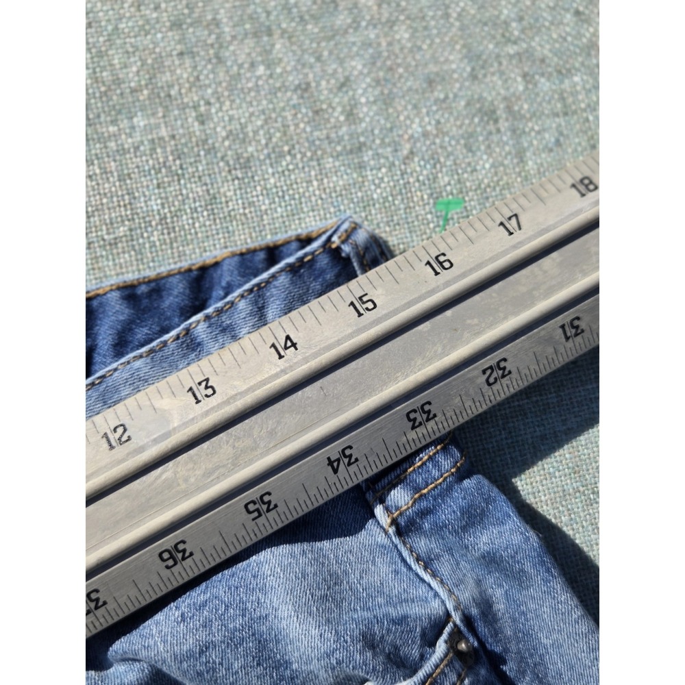 Decibel Jeans Mens 32 32 Distressed Denim Slim Cargo Streetwear Cyber Punk Rave - Picture 6 of 8